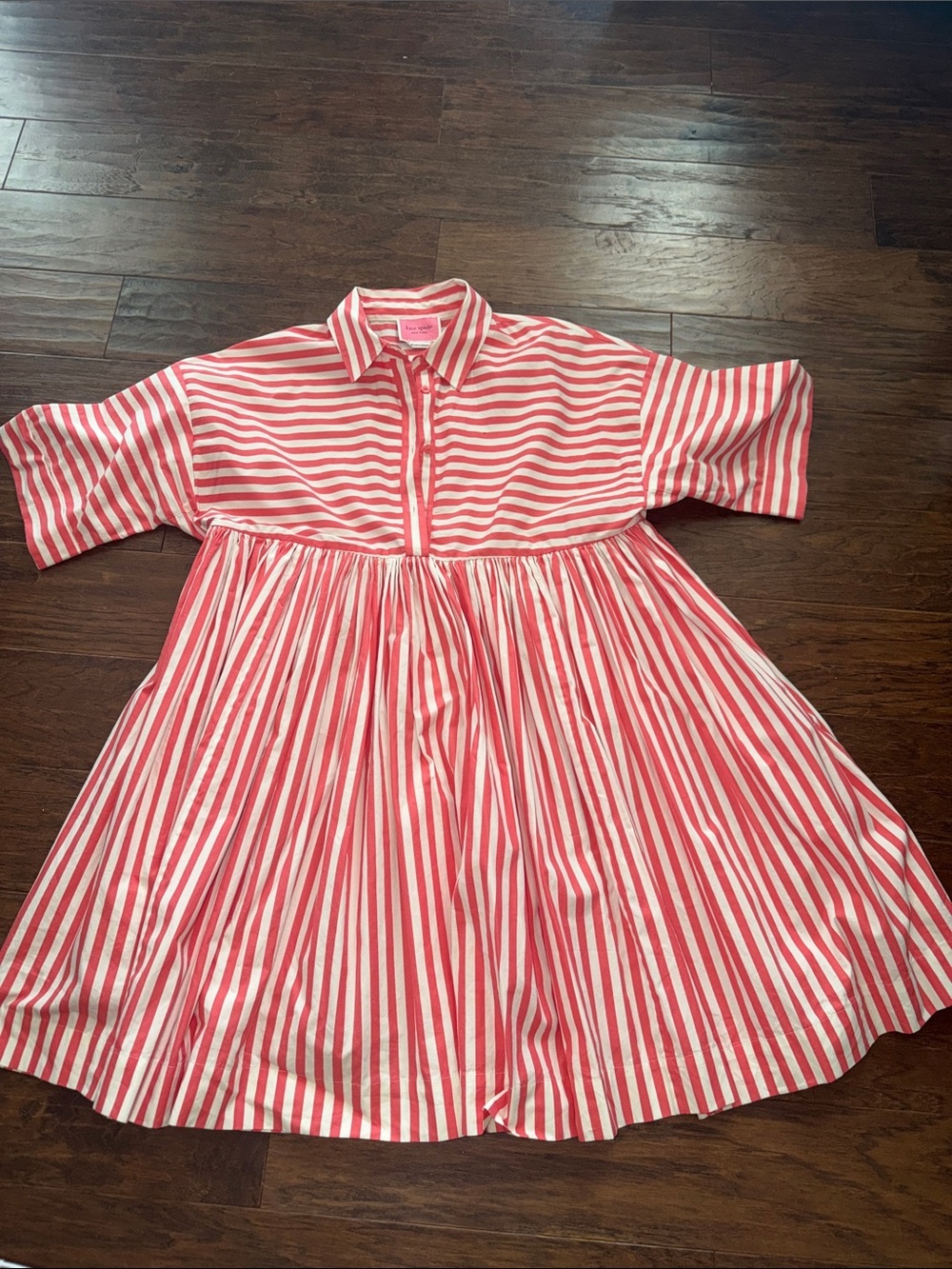 Kate Spade Julia Stripe Swing Dress - Picture 1 of 7